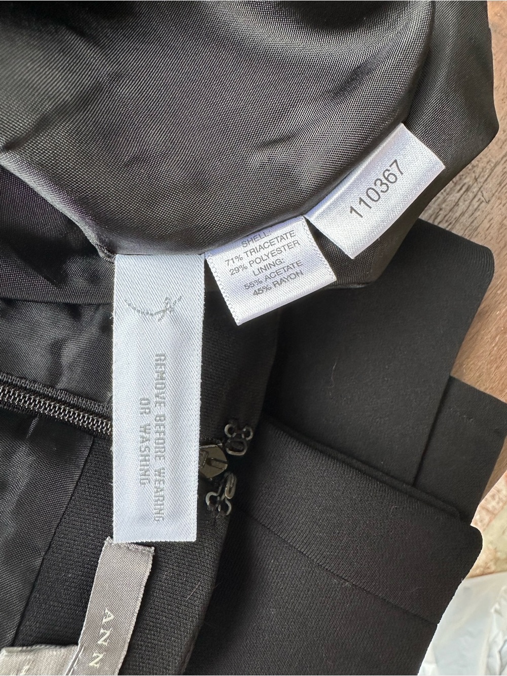 NWOT Ann Taylor Black Pencil Skirt — Sleek Office Classic - Picture 6 of 8